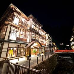 Ginzan Onsen town
