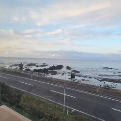 Shirakami Resort train ride - The one good view