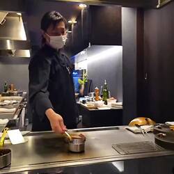 Tokyo dinner tepanyaki - not sure what this achieved besides showmanship