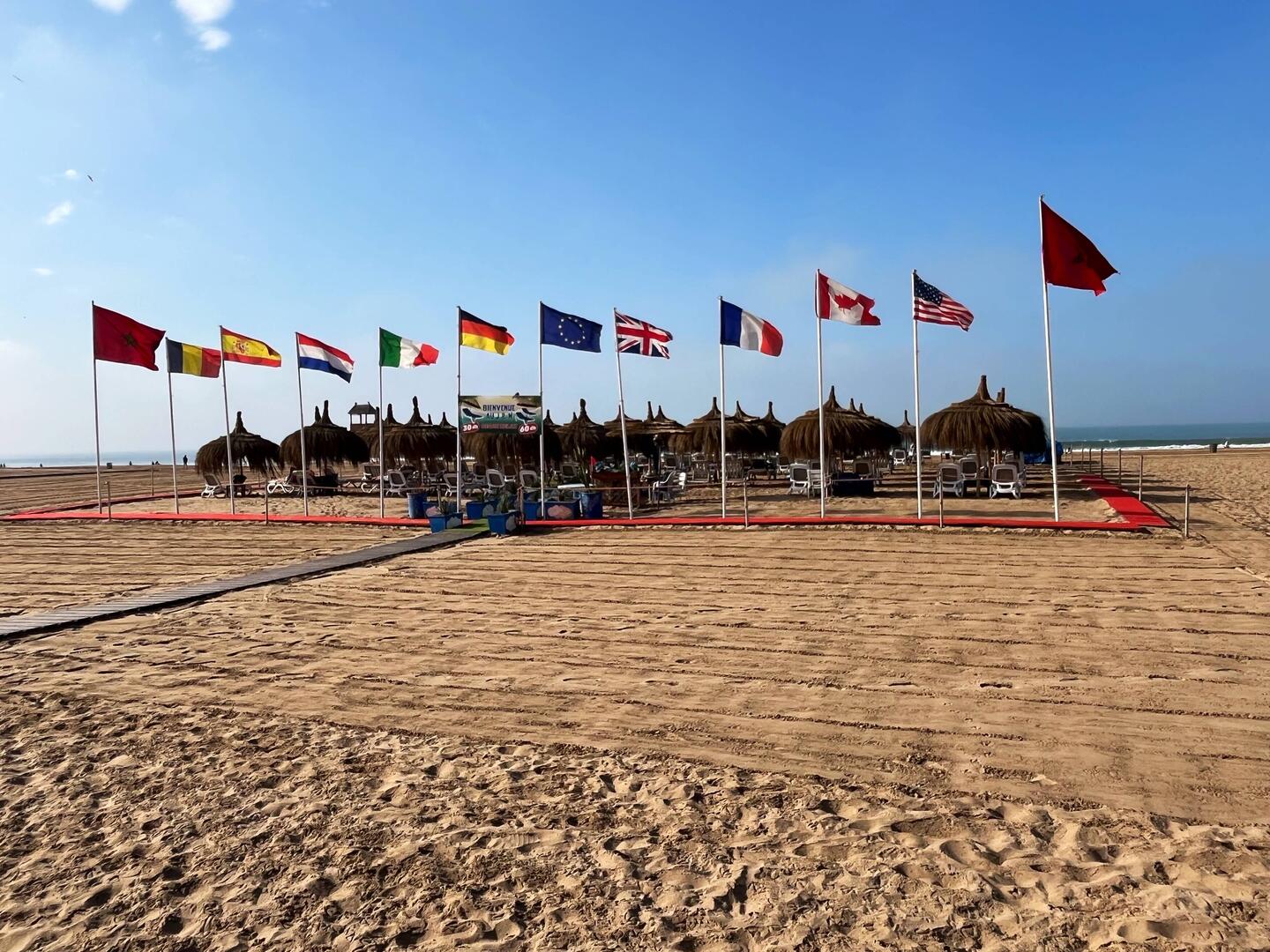 Beautiful beach on Atlantic Ocean