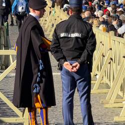 Die geistliche und die weltliche Executive. Schweizer Garde und Gendarmeria