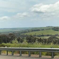 Mooie uitzichten vanuit de camper onderweg