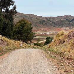 We are on quiet dirt roads in the morning