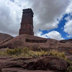 Stopping near an ancient guard post