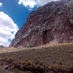 But this big ball of lava is also pink inside