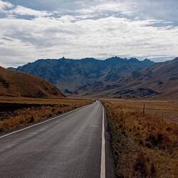 We turn into the tributary valley.