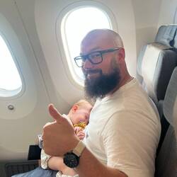 Schon vor dem Start friedlich eingeschlummert