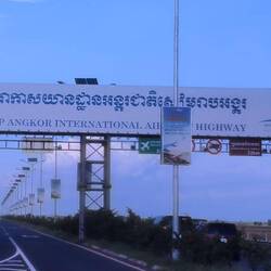 Highway zum Flughafen