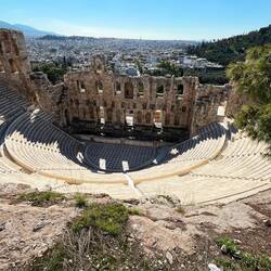 Amphitheatre in Acropolis wall