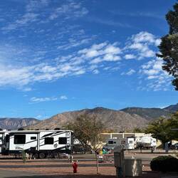 There is a tram to the top, but it was closed today