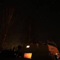 Kein Polarlicht, aber bei eisiger Kälte ein toller Sternenhimmel 💫✨