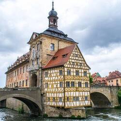 Altes Rathaus (Old Town Hall) on the Regnitz River (not my photo)