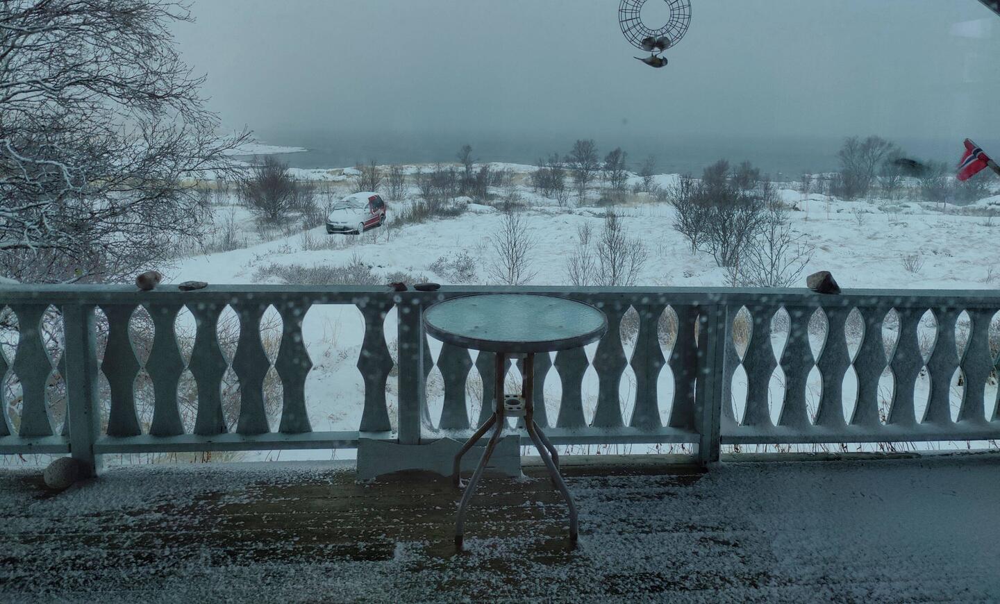 Kurz vor Sonnenaufgang, der Sturm heult...