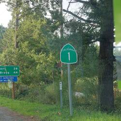 Hier geht Sie los die 1, erstes Schild.