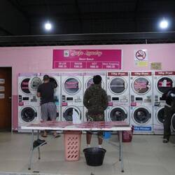 Wäsche muss au mal si