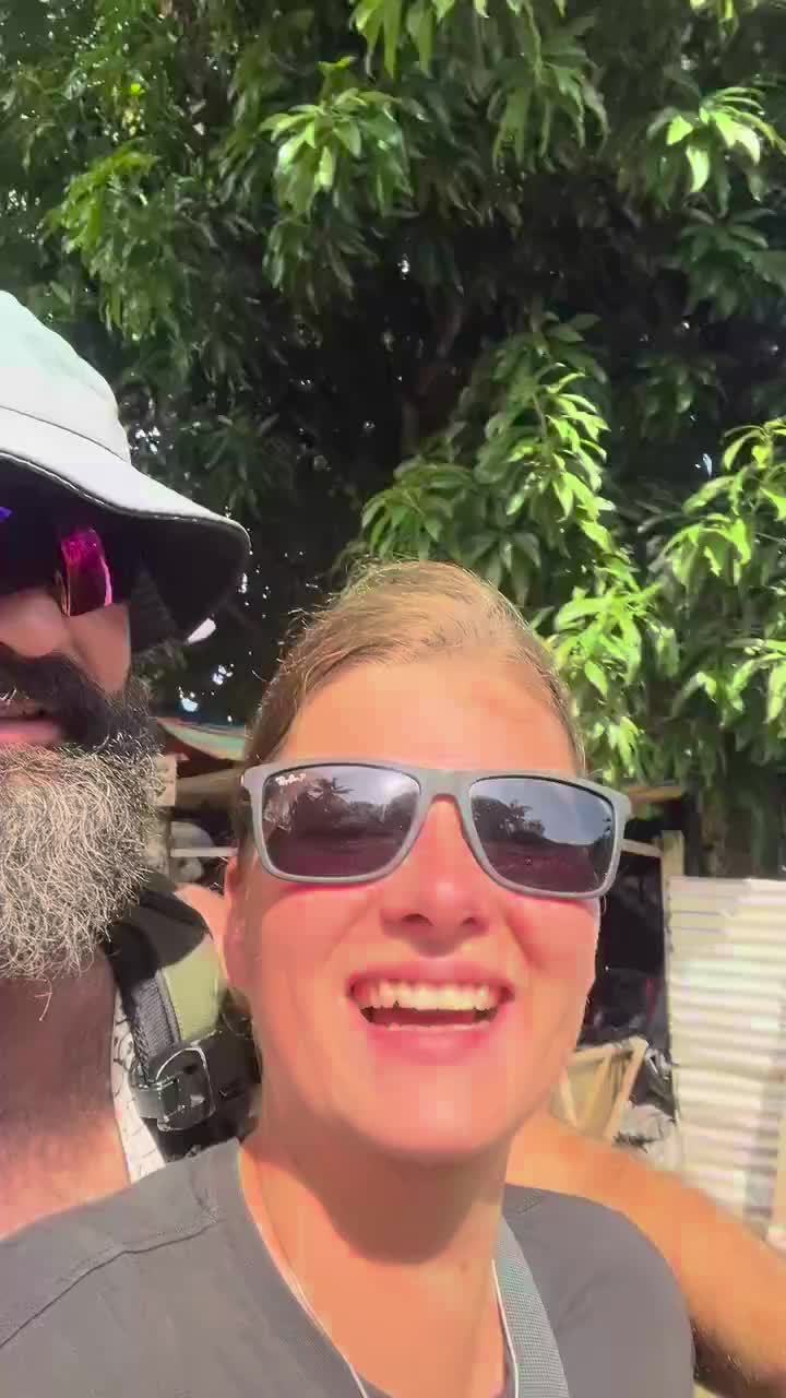 Verrückte Fahrt dir h Port Barton 😅