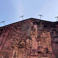 Jason, Medea and the Golden Fleece bas-relief
