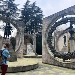 Statue park in honour of the arts