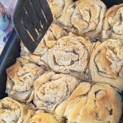 Leckerer Womo-Kuchen, ein Hoch auf die Bäckerin😋