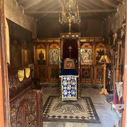 Inside the eaten church