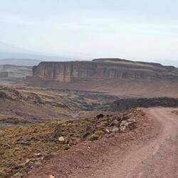 Bizarre Sahro mountains