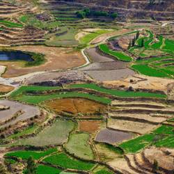 Terrassen noch aus der Inka Zeit...