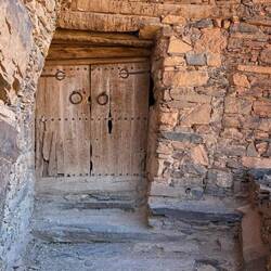 Zuerst war das Tor verschlossen ...