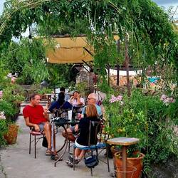 Mit Brigitt und René auf der schönen Dachterrasse