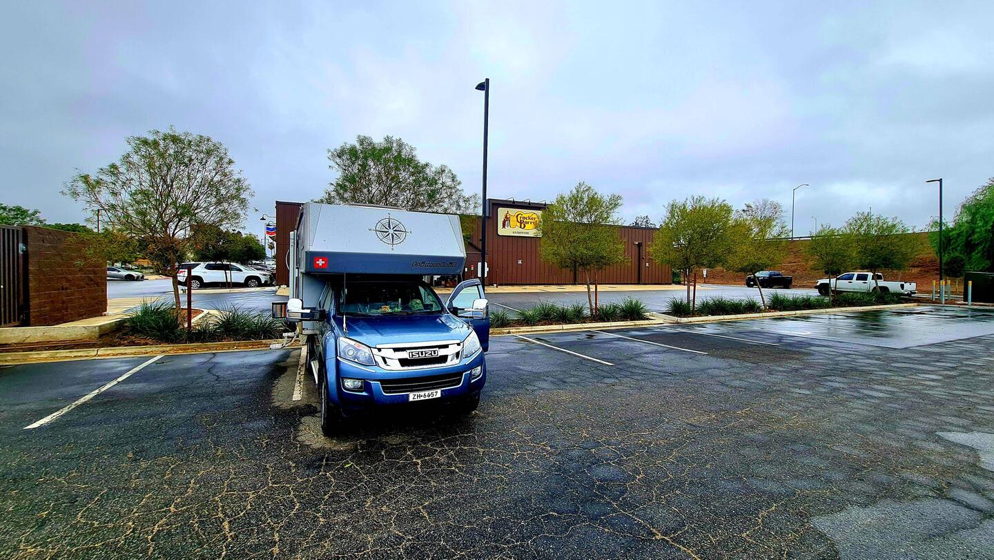 Stellplatz von gestern