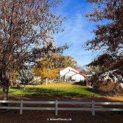 Morgendlicher Ausblick aus dem Zimmer