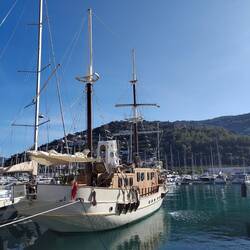 Im Hafen von San Gregorio