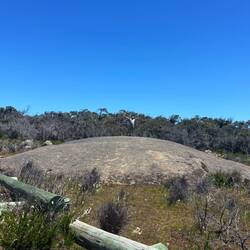 riesige Felsen Flatrock Augusta