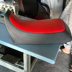 Finally, Murghob gets a hand made seat cover in Herat...