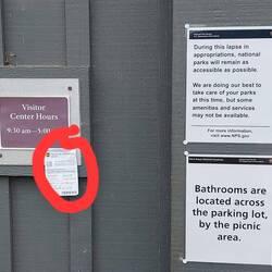 Selbst der UPS Mann blieb erfolglos.