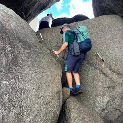 Letztes Stück vom Aufstieg