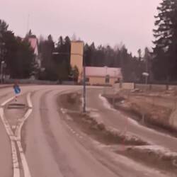 Schwedische Landstrassen Richtung Küste