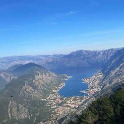 Bucht von Kotor mit Kotor