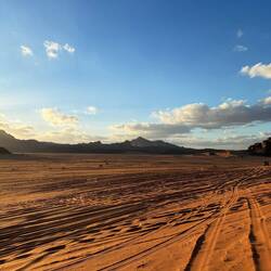 ...langsam geht's in Richtung Sonnenuntergang
