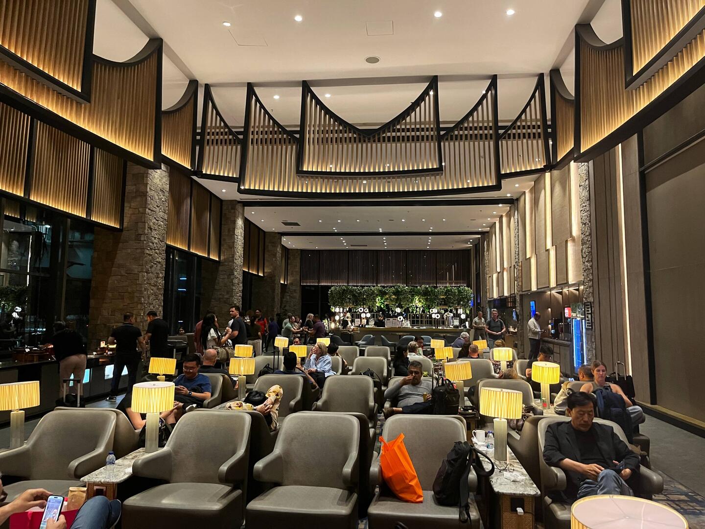 Jakarta Lounge. Ranks with Emirates in Dubai