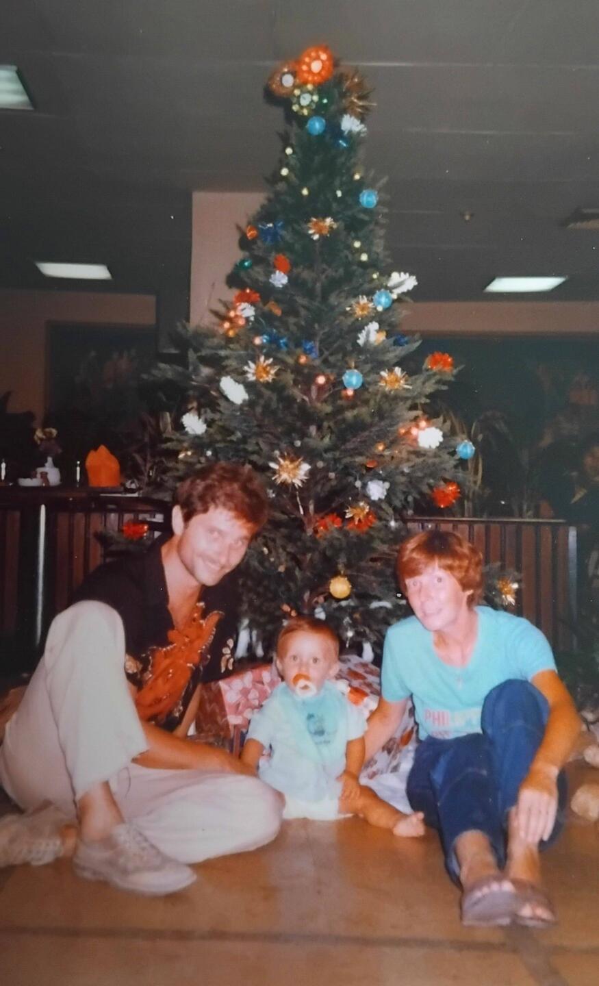 Weihnachten am Flughafen Jakarta