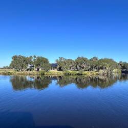 This riverside place is a ranch