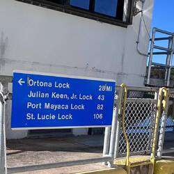 The Port Mayaca and St. Lucie Locks are on the other (eastern) side of Lake Okeechobee