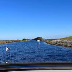 If you go straight ahead here, you're standing into VERY shallow water. Turn right...!