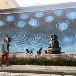 Dan meets his nemesis in paint