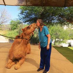 Kisses from Sahara Kardashian