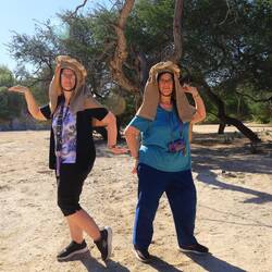 We were told to walk like an Egyptian