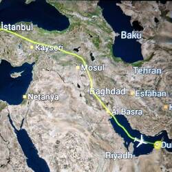 Vor ein paar Jahren hätte DIESE Flugroute richtig Bauchschmerzen bereitet.