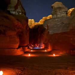 ...ein Vorgeschmack auf der Sonderedition "Petra by Night"