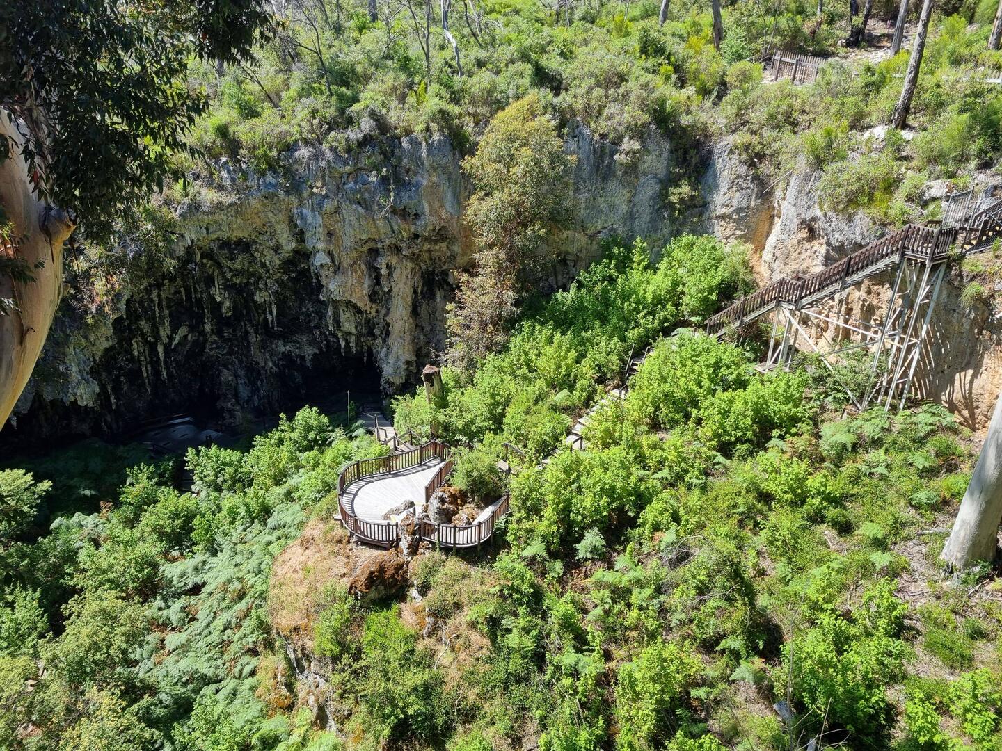 Cave entrance, sink hole