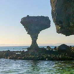 Der Felsenpilz von Balandra